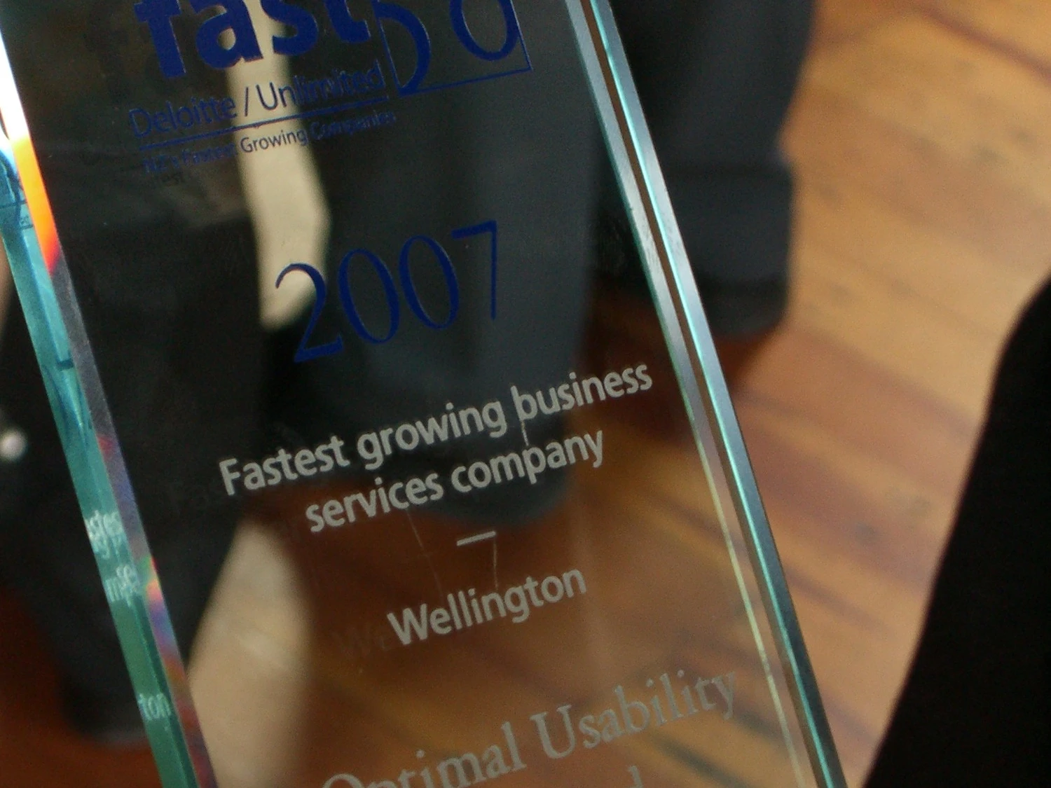 The Deloitte/Unlimited Fast 50 award for Optimal Usability, 2007
